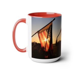 Two-Tone Coffee Mugs, 15oz