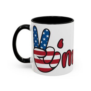 America Script Text Mug | Accent Coffee Mug 11oz 15oz