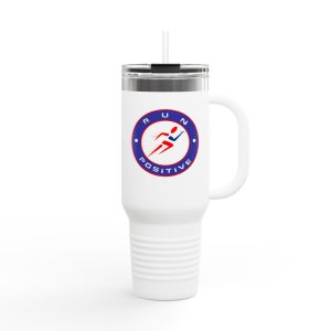Run Positive Logo Travel Mug | 40oz Insulated Tumbler