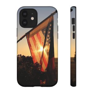 American Flag Tough Phone Case, Durable Case, Patriotic Gift, USA Pride, Flag Accessories, Summer BBQ, Independence Day