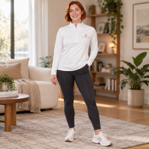 Ladies Quarter-Zip Pullover